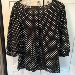 Limited polka dot top